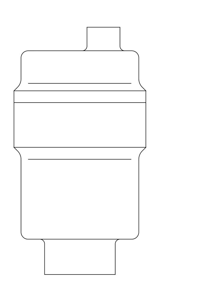 AE30 Diagrama esquemático de la válvula automática de escape de aire.