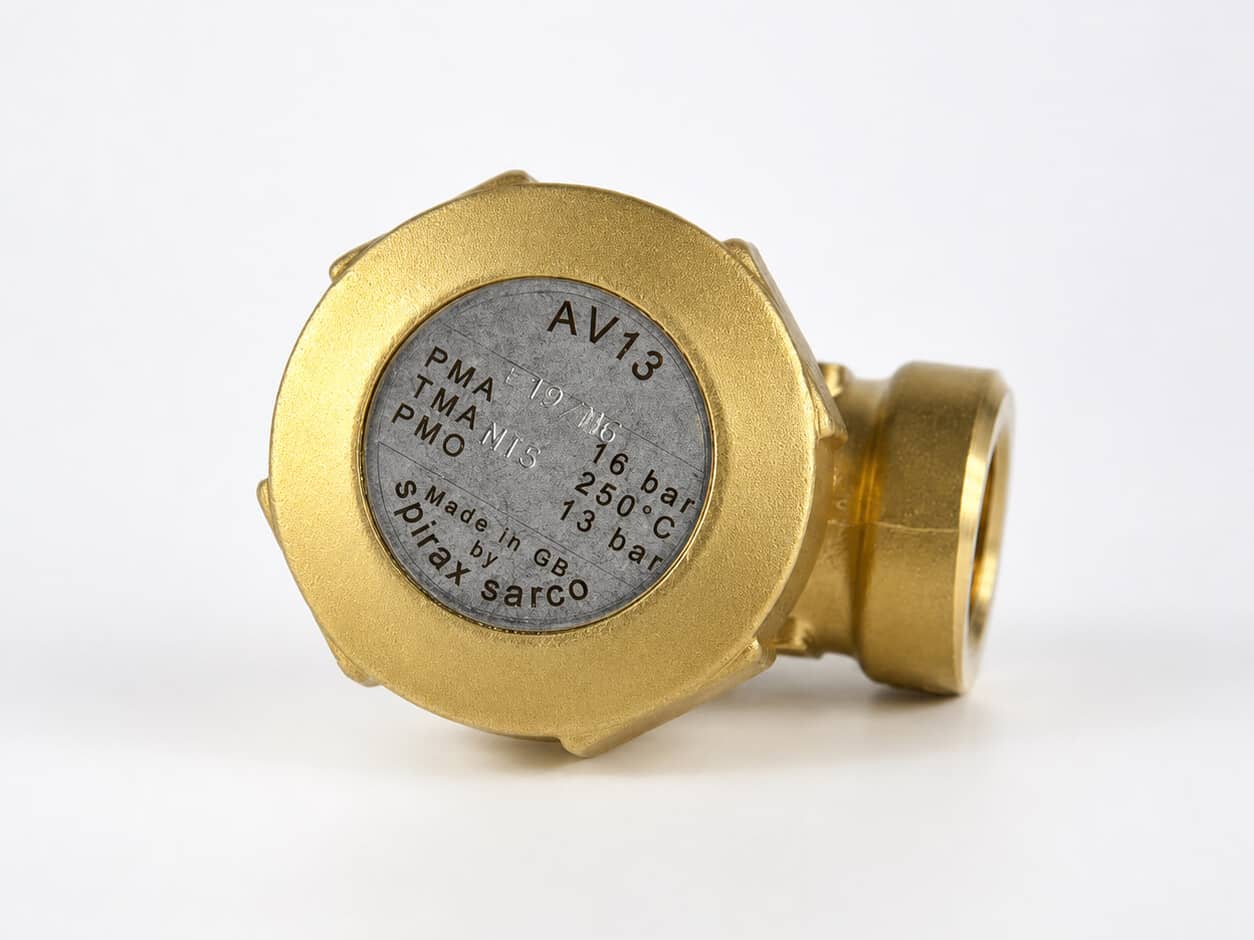 Purgador de ar para sistemas de vapor Spirax Sarco AV13